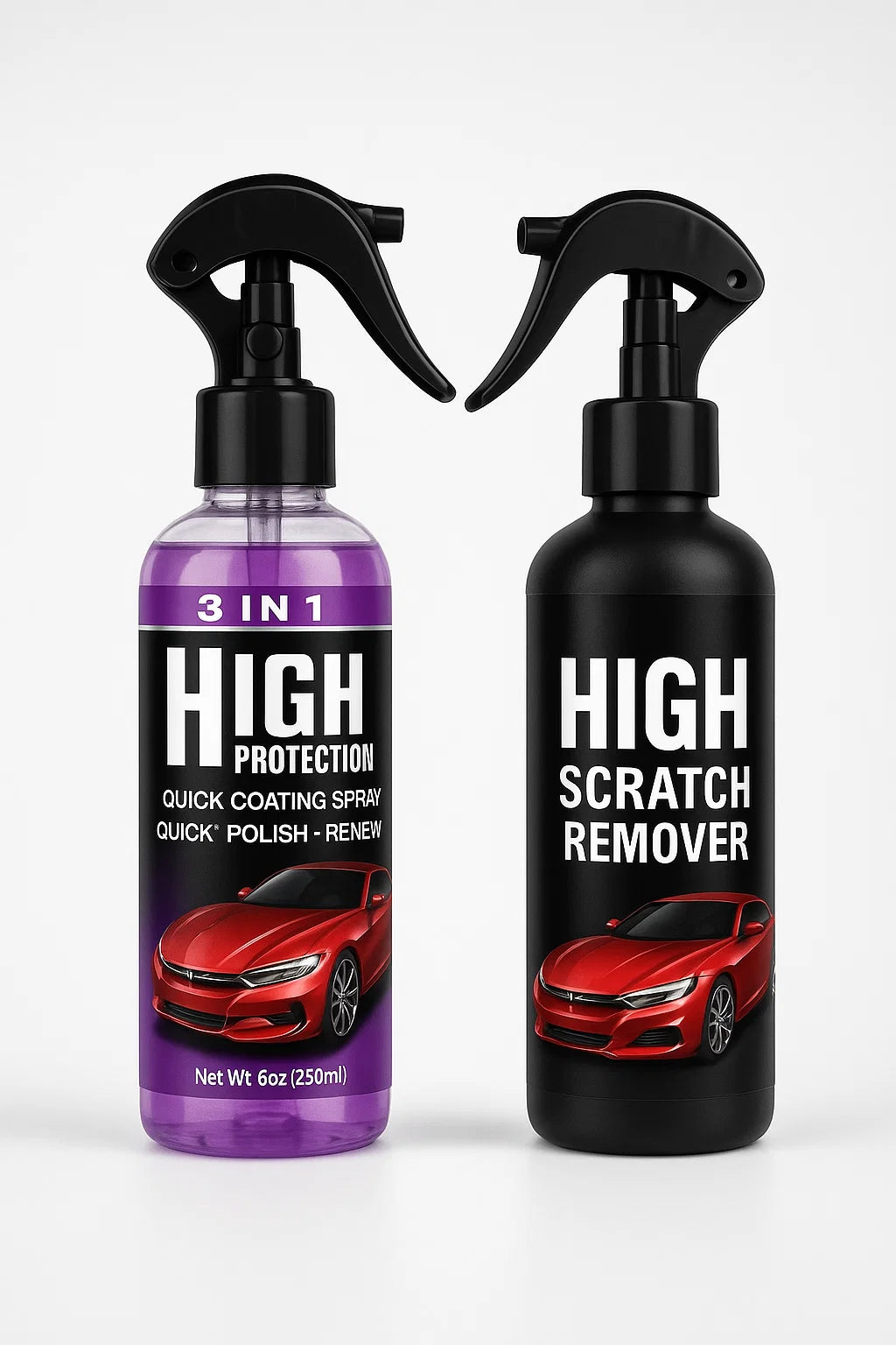 High Protection Fast Car Ceramic Coating Spray Pack of 2