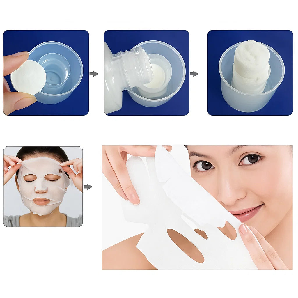 Ultra-Soft Disposable Face Mask Tablets - 50 Pack