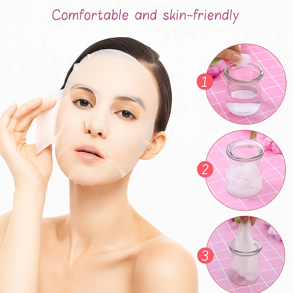 Ultra-Soft Disposable Face Mask Tablets - 50 Pack
